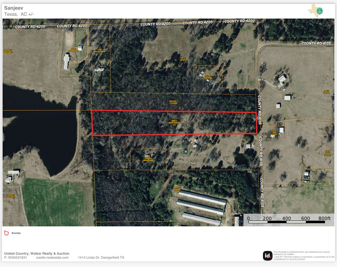 8 Acres of Agricultural Land for Sale in Daingerfield, Texas