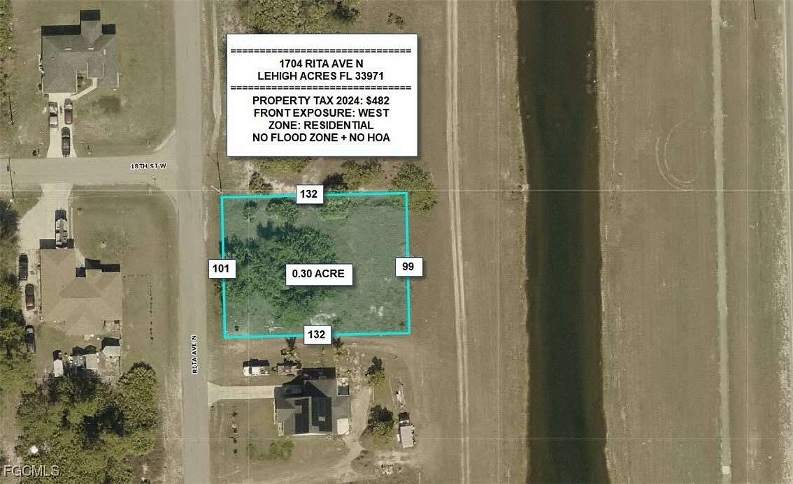 0.3 Acres of Residential Land for Sale in Lehigh Acres, Florida