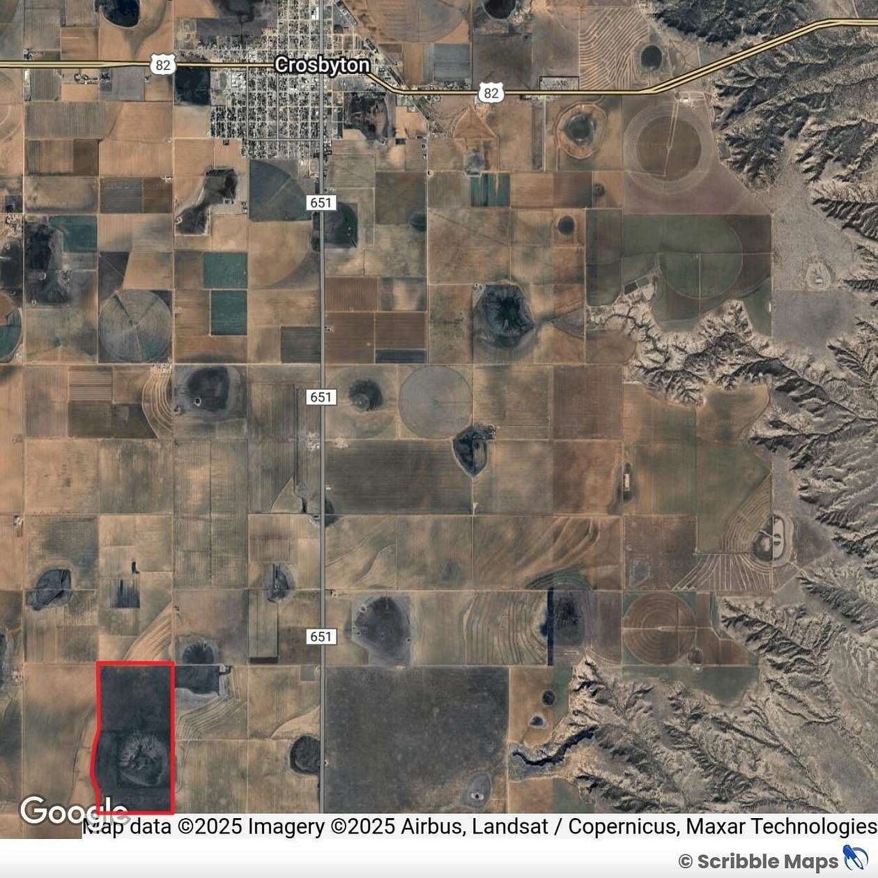 320 Acres of Recreational Land & Farm for Sale in Crosbyton, Texas