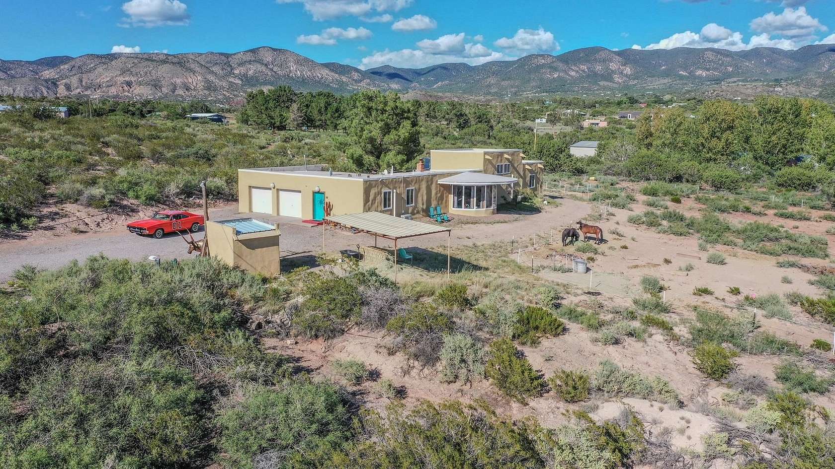 6.2 Acres of Land with Home for Sale in La Luz, New Mexico