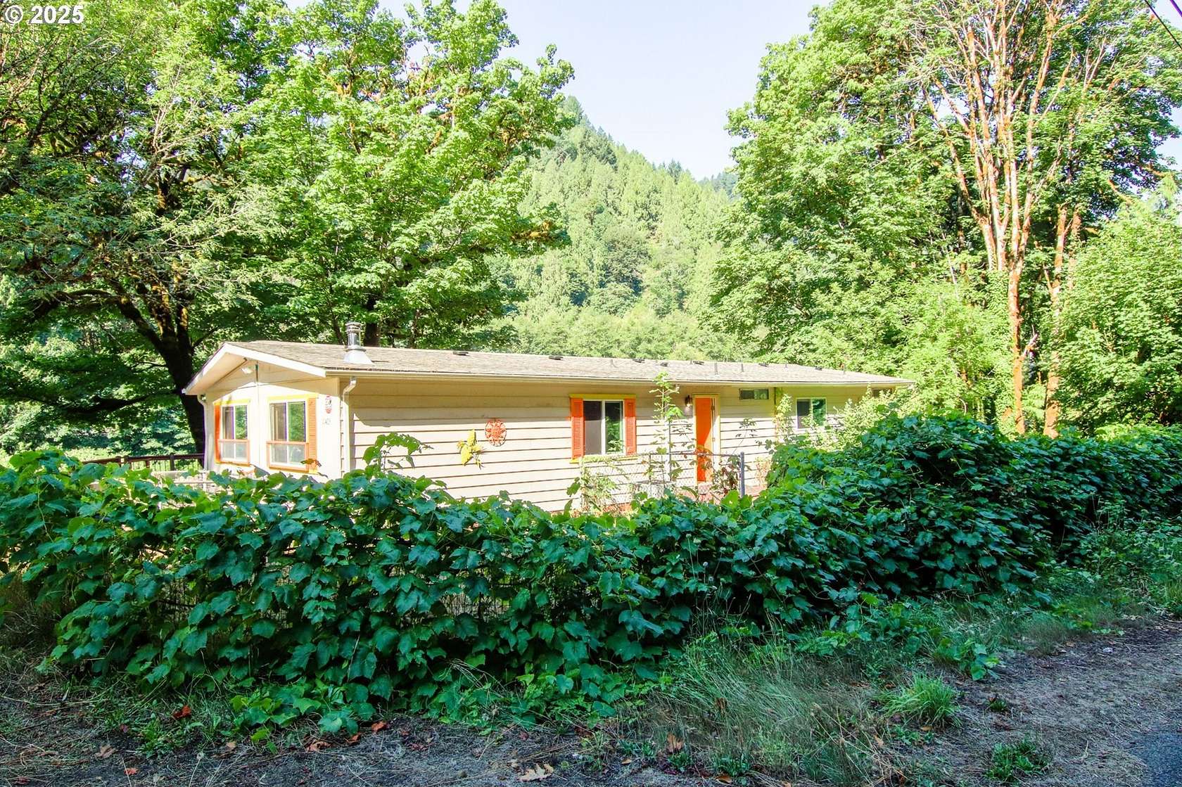 2.63 Acres of Residential Land with Home for Sale in Mapleton, Oregon