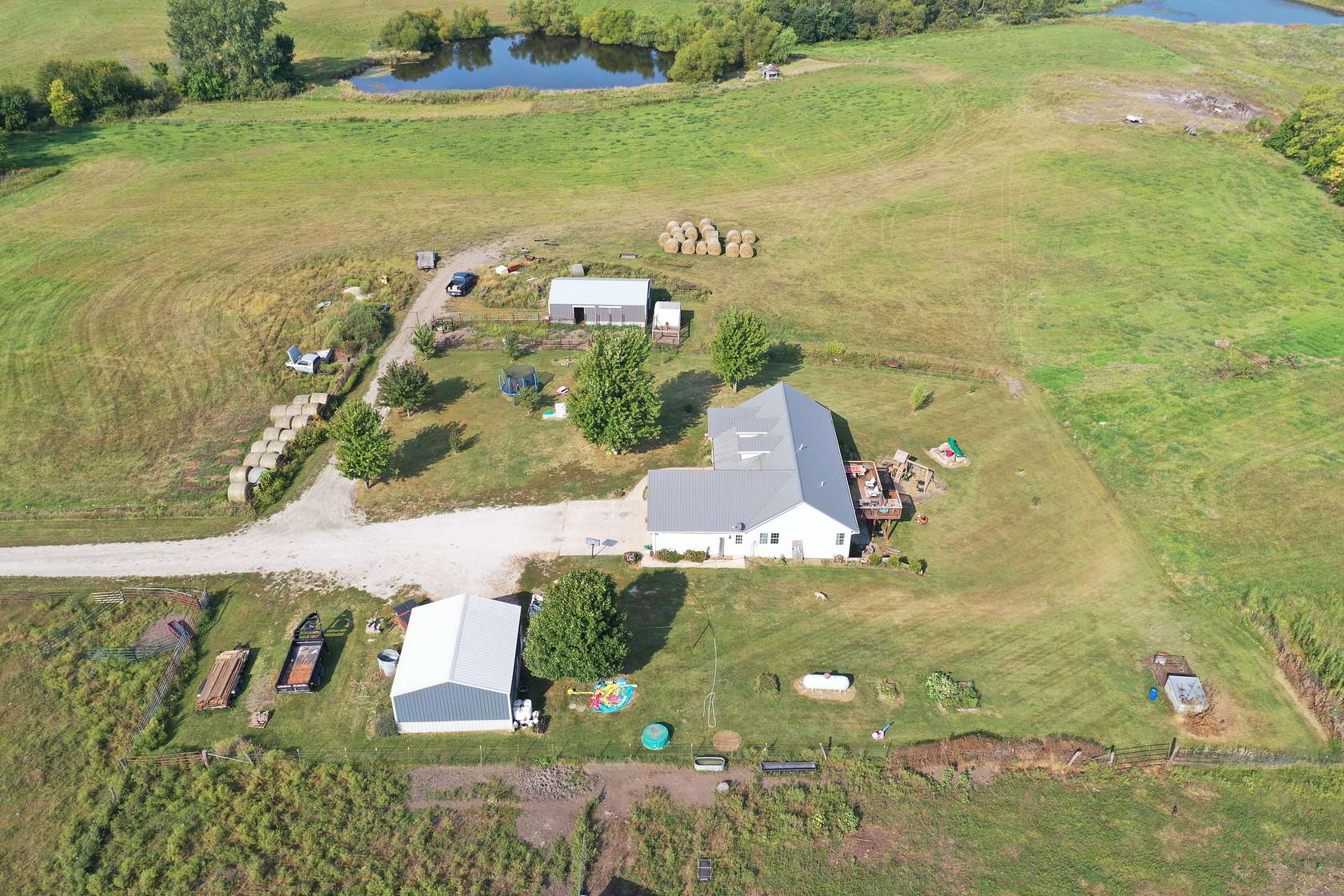29 Acres of Land with Home for Sale in Albany, Missouri
