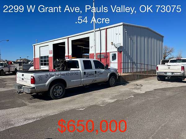 0.5 Acres of Commercial Land for Sale in Pauls Valley, Oklahoma