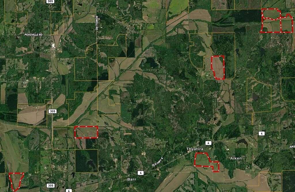 463 Acres of Land for Sale in Poagville, Mississippi