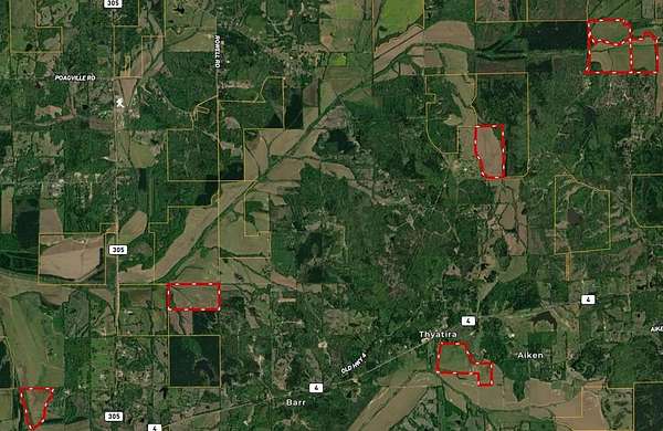 463 Acres of Land for Sale in Poagville, Mississippi