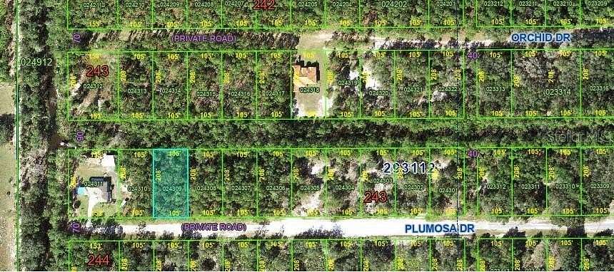 0.5 Acres of Residential Land for Sale in Indian Lake Estates, Florida
