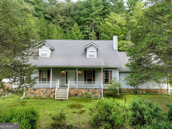 15.1 Acres of Recreational Land with Home for Sale in Cherry Log, Georgia