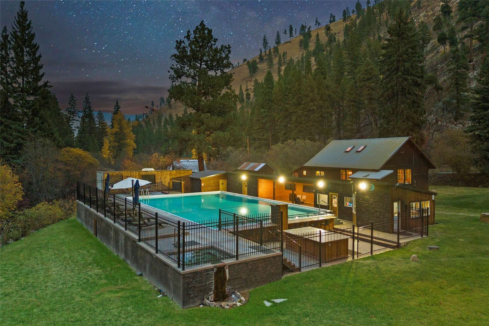 119 Acres of Recreational Land with Home for Sale in Conner, Montana