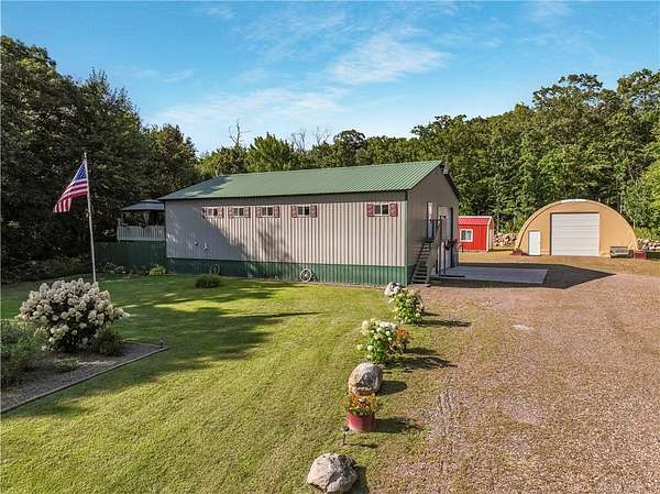 40 Acres of Recreational Land with Home for Sale in Chetek, Wisconsin