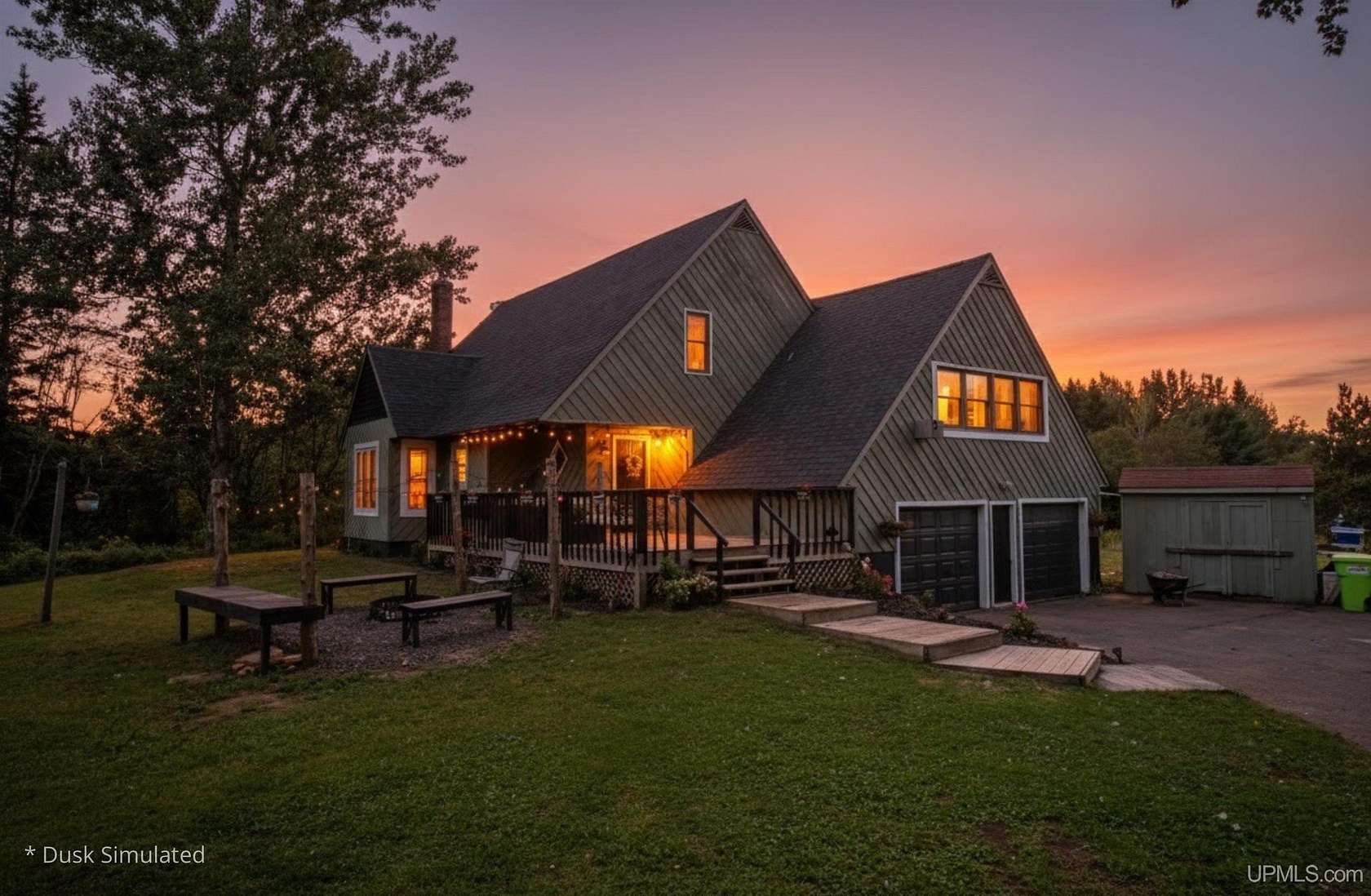 4 Acres of Residential Land with Home for Sale in Atlantic Mine, Michigan