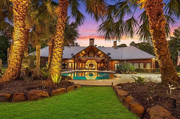 31 Acres of Recreational Land with Home for Sale in Brookeland, Texas