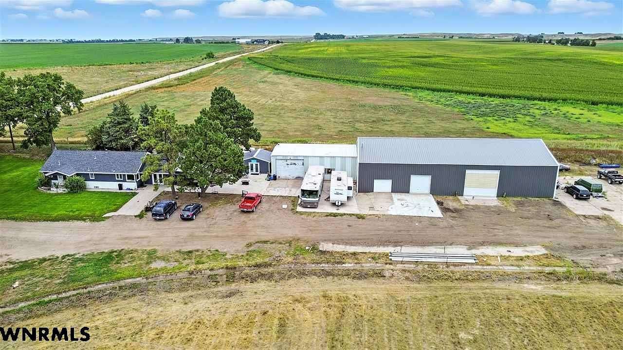 13.2 Acres of Land with Home for Sale in Mitchell, Nebraska