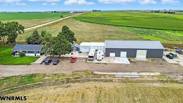 13.2 Acres of Land with Home for Sale in Mitchell, Nebraska