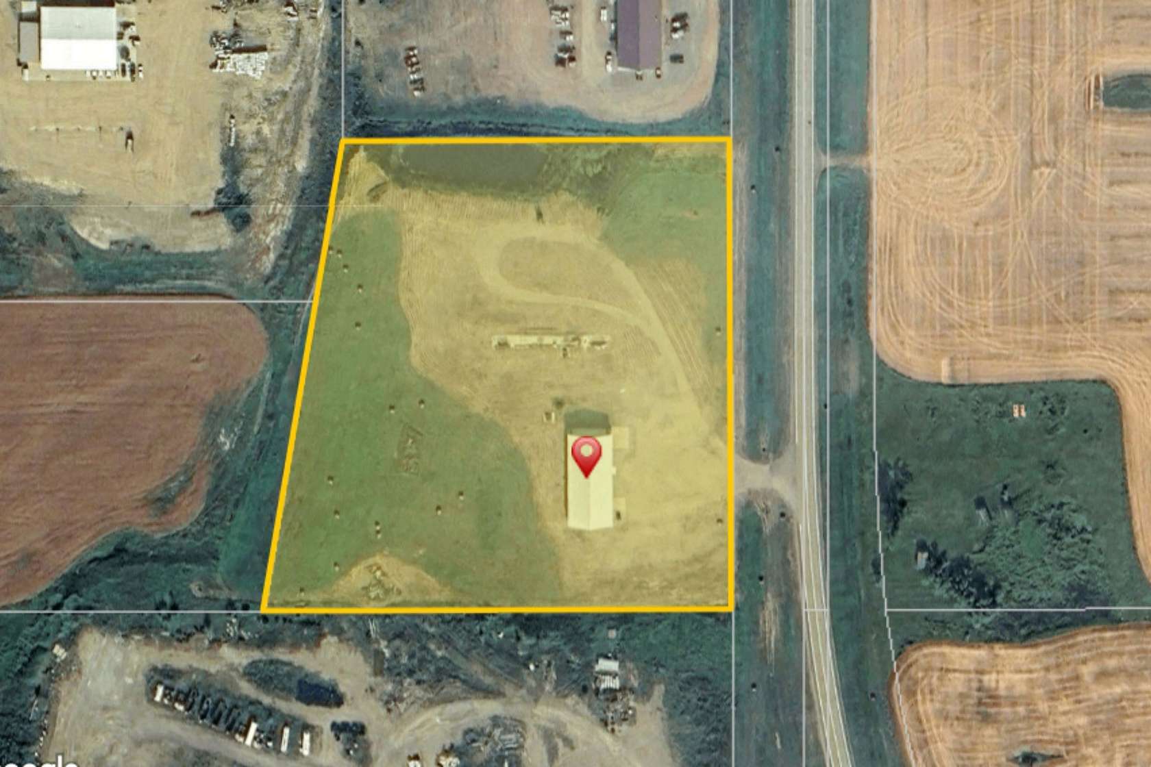 9.1 Acres of Improved Commercial Land for Sale in Berthold, North Dakota