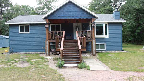 10 Acres of Recreational Land with Home for Sale in Friendship, Wisconsin