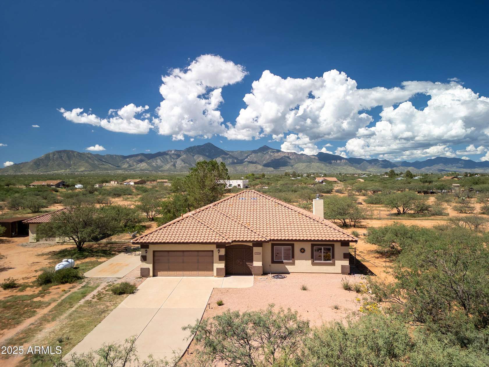 3.14 Acres of Land with Home for Sale in Hereford, Arizona