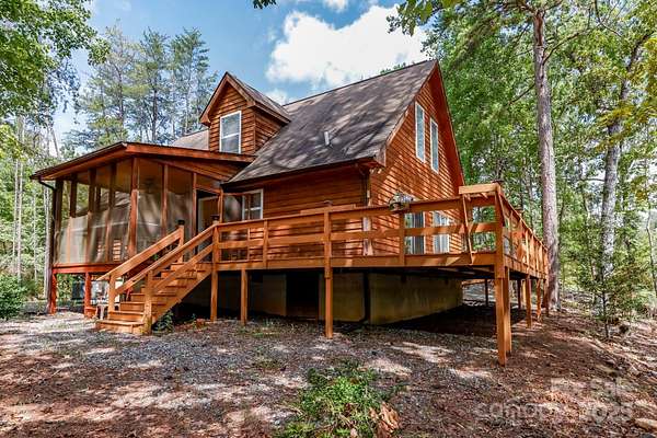 3.32 Acres of Residential Land with Home for Sale in Lake Lure, North Carolina