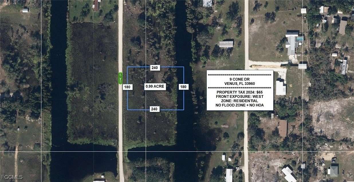 0.99 Acres of Residential Land for Sale in Venus, Florida