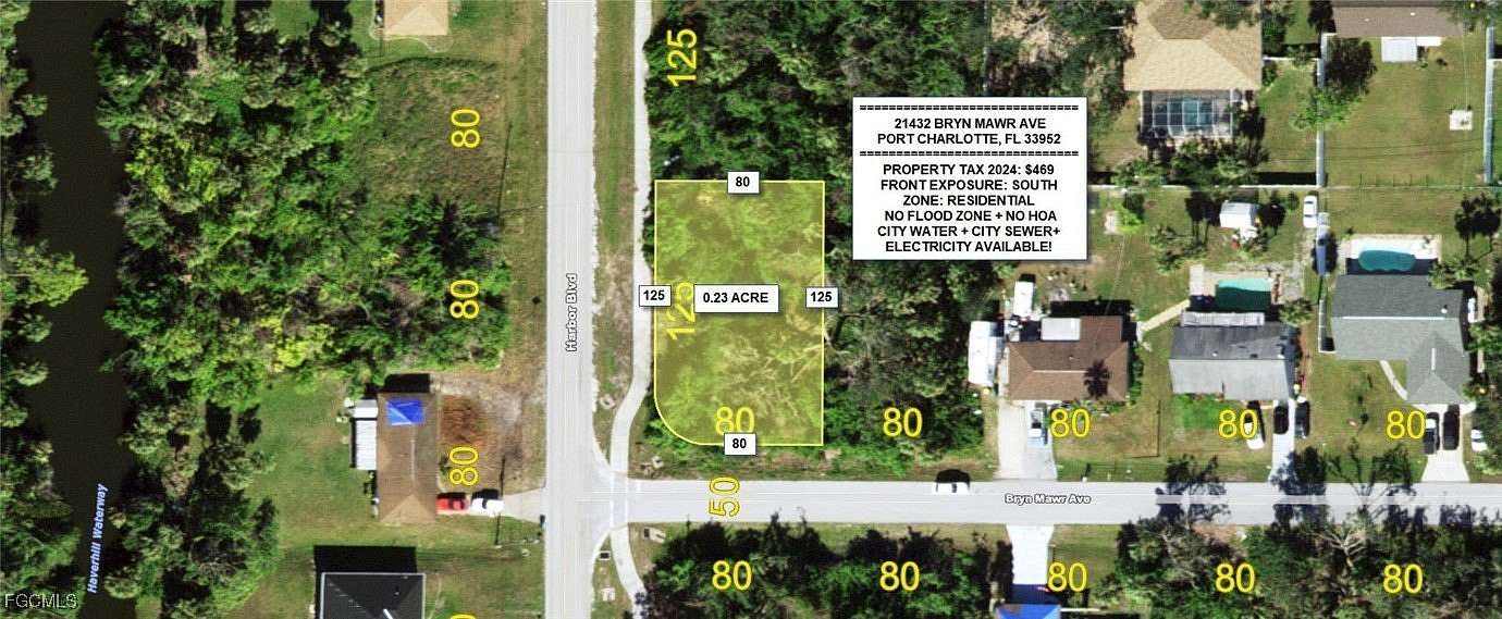 0.23 Acres of Residential Land for Sale in Port Charlotte, Florida