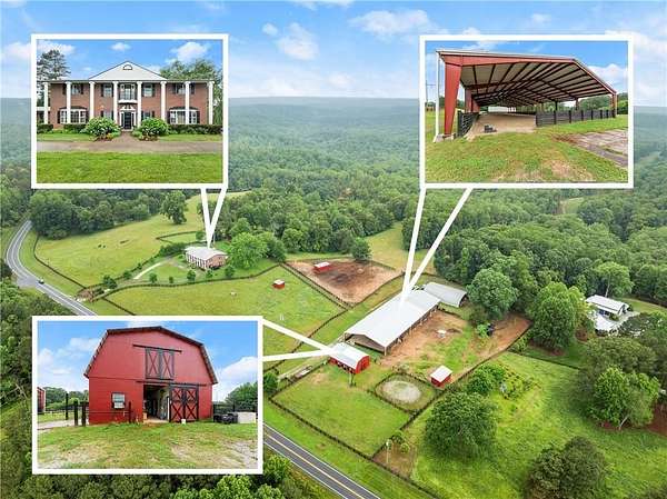 30.5 Acres of Agricultural Land with Home for Sale in Dawsonville, Georgia