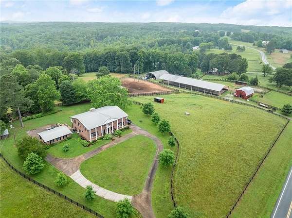 30.5 Acres of Agricultural Land with Home for Sale in Dawsonville, Georgia