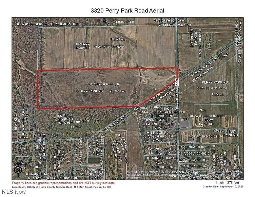 28.3 Acres of Commercial Land for Sale in Perry, Ohio