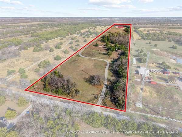 18.7 Acres of Land with Home for Sale in Trenton, Texas