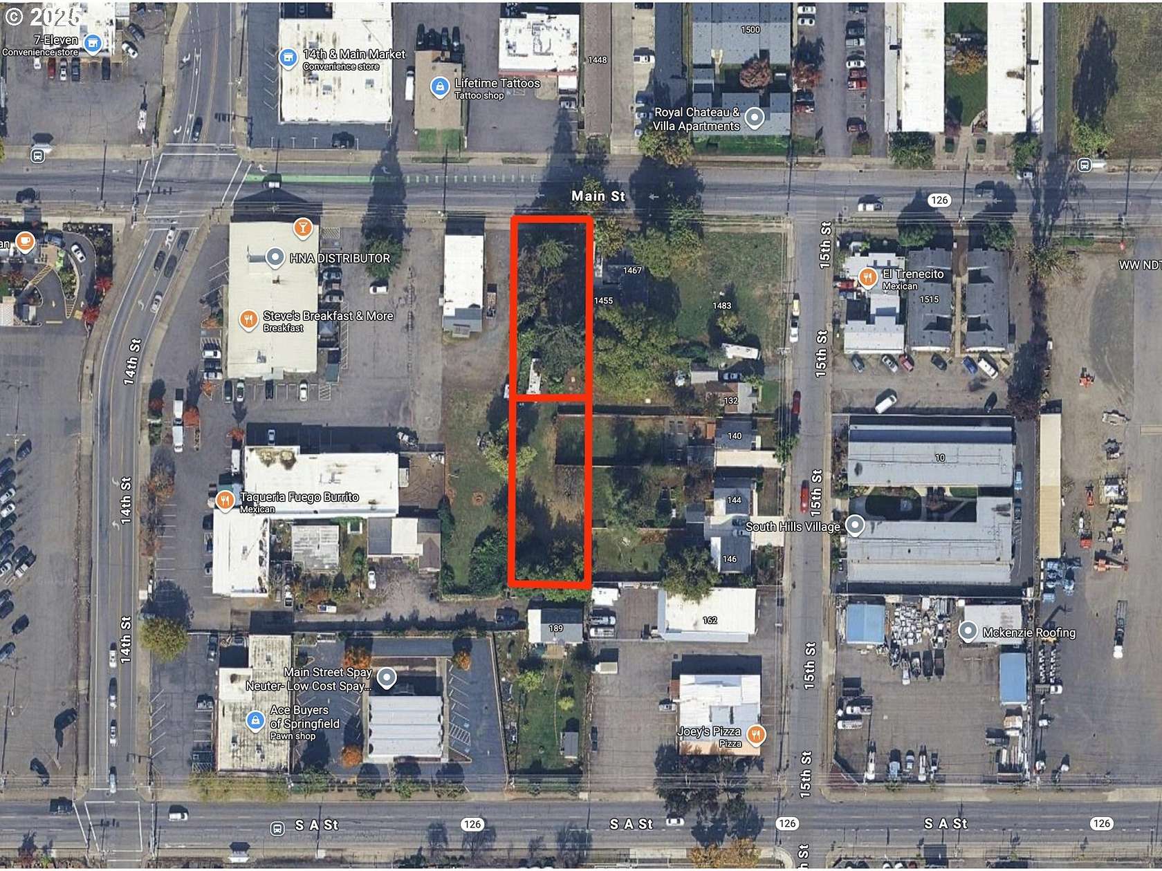 0.46 Acres of Commercial Land for Sale in Springfield, Oregon