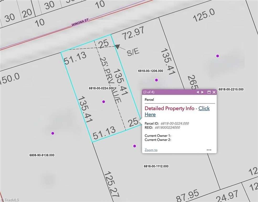 0.24 Acres of Residential Land for Sale in Winston-Salem, North Carolina