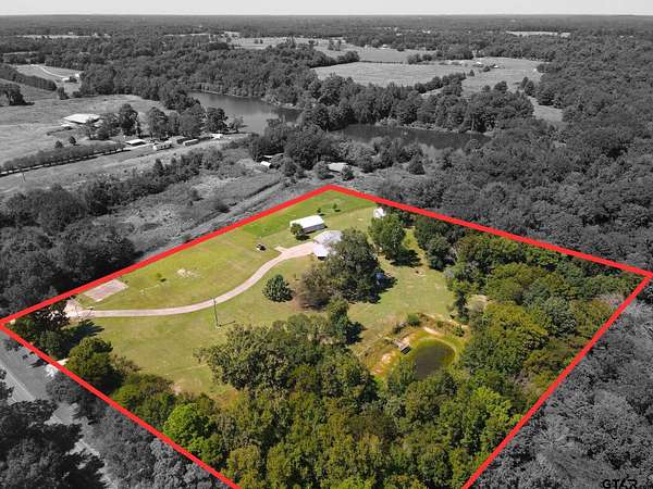 6.25 Acres of Land with Home for Sale in Winnsboro, Texas