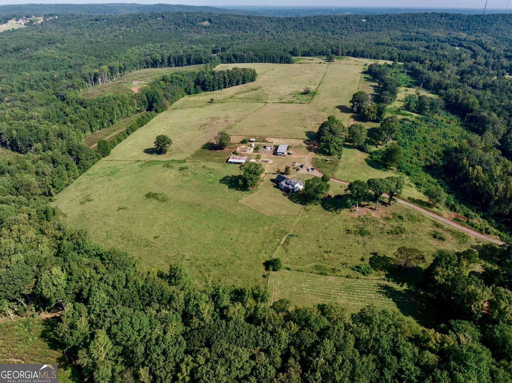 87.7 Acres of Agricultural Land with Home for Sale in Shiloh, Georgia