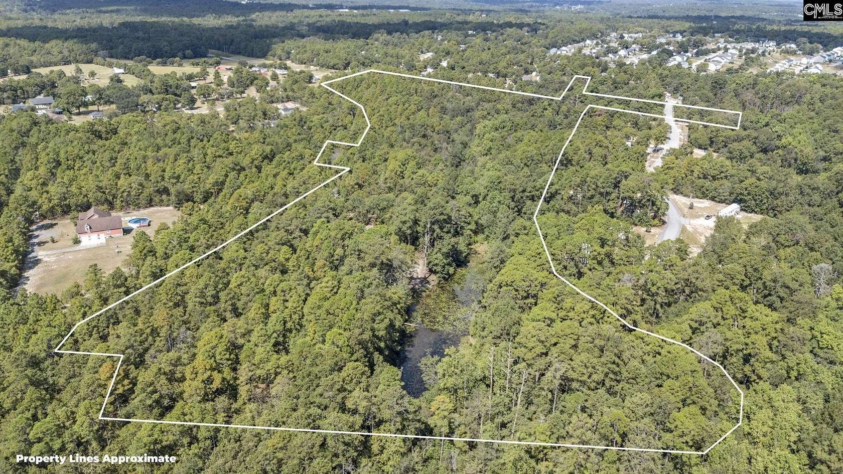 21 Acres of Recreational Land with Home for Sale in Lexington, South Carolina