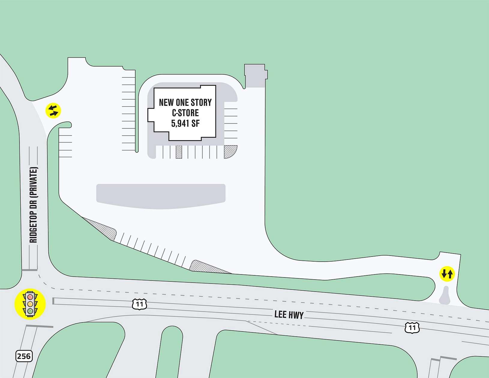 7.63 Acres of Commercial Land for Sale in Weyers Cave, Virginia