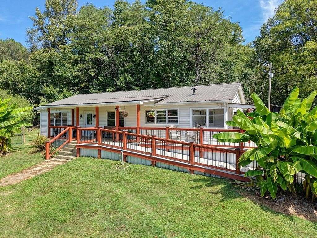 7 Acres of Residential Land with Home for Sale in Blairsville, Georgia