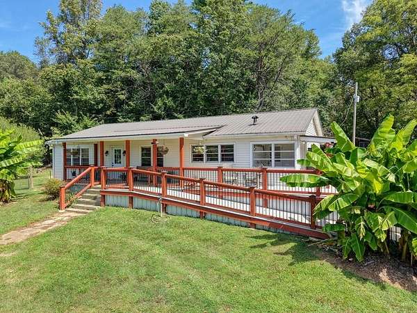 7 Acres of Residential Land with Home for Sale in Blairsville, Georgia