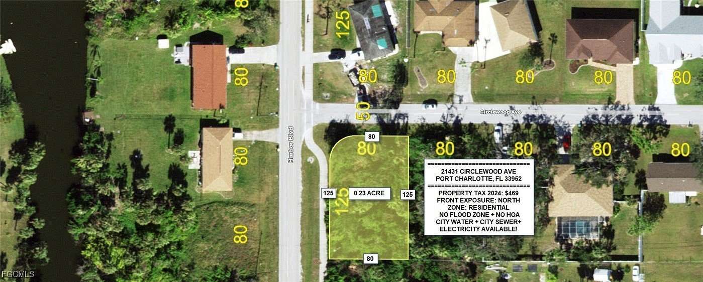 0.23 Acres of Residential Land for Sale in Port Charlotte, Florida