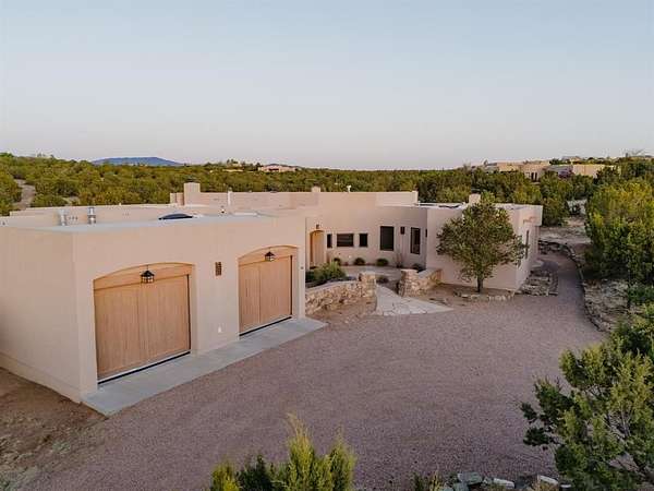2.5 Acres of Residential Land with Home for Sale in Santa Fe, New Mexico