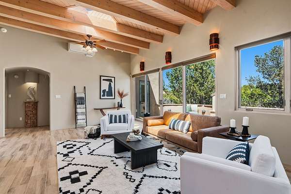 2.5 Acres of Land with Home for Sale in Santa Fe, New Mexico