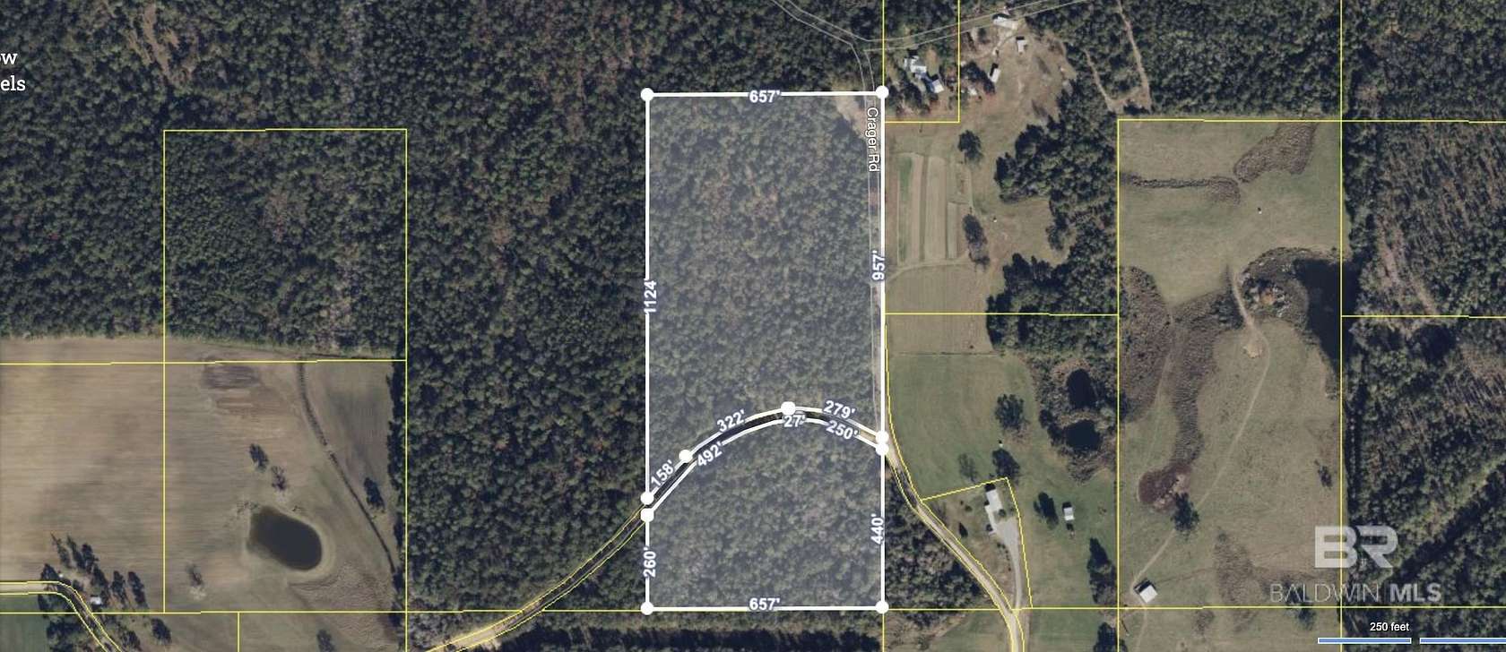 20 Acres of Recreational Land for Sale in Chatom, Alabama