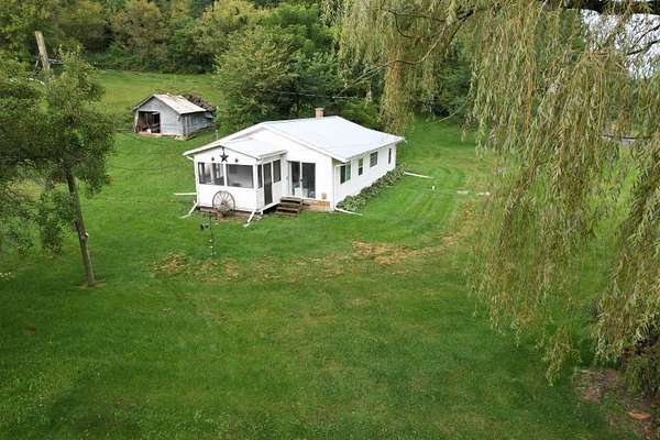 11.1 Acres of Recreational Land with Home for Sale in Muscoda, Wisconsin