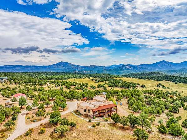 35.2 Acres of Land with Home for Sale in Cotopaxi, Colorado