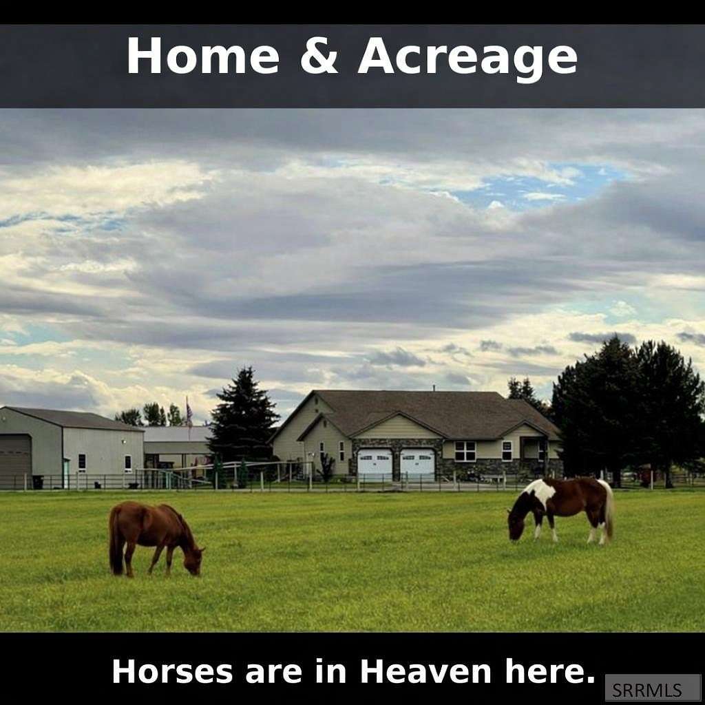 11 Acres of Land with Home for Sale in Rigby, Idaho