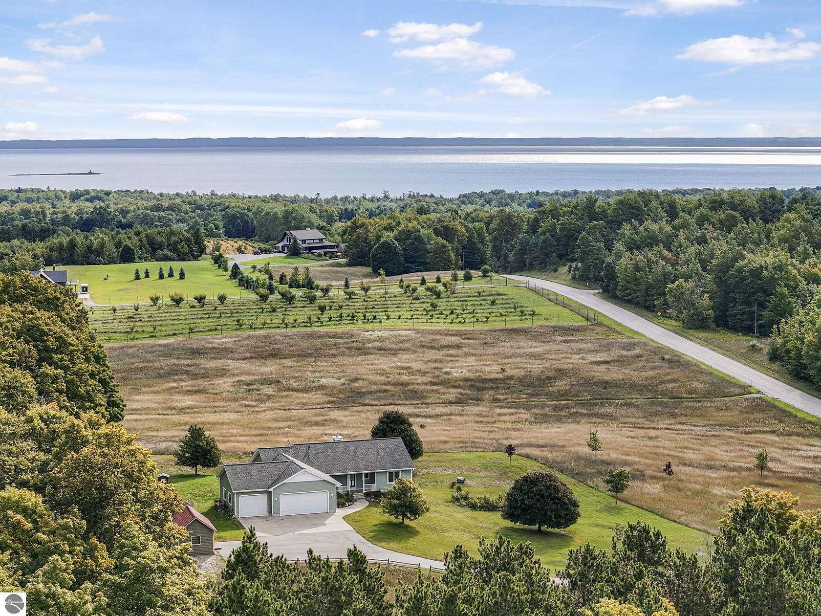 6 Acres of Residential Land with Home for Sale in Northport, Michigan