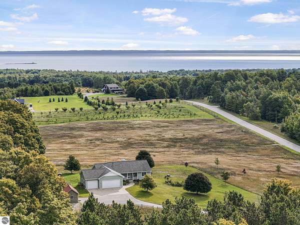 6 Acres of Residential Land with Home for Sale in Northport, Michigan