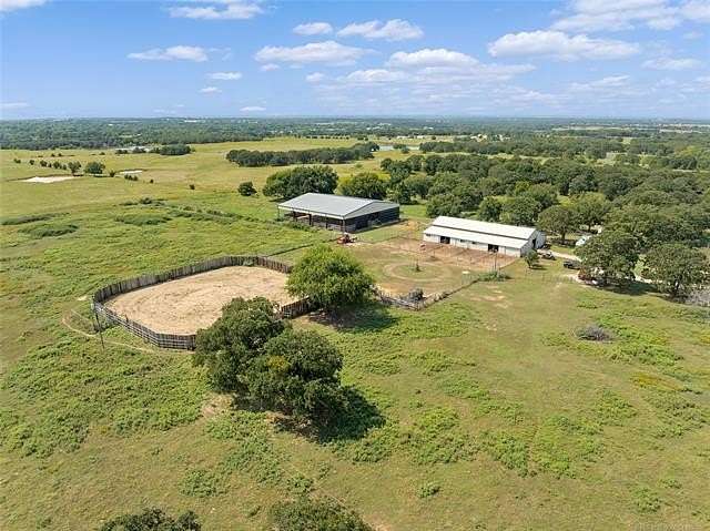 55.3 Acres of Agricultural Land with Home for Sale in Ardmore, Oklahoma