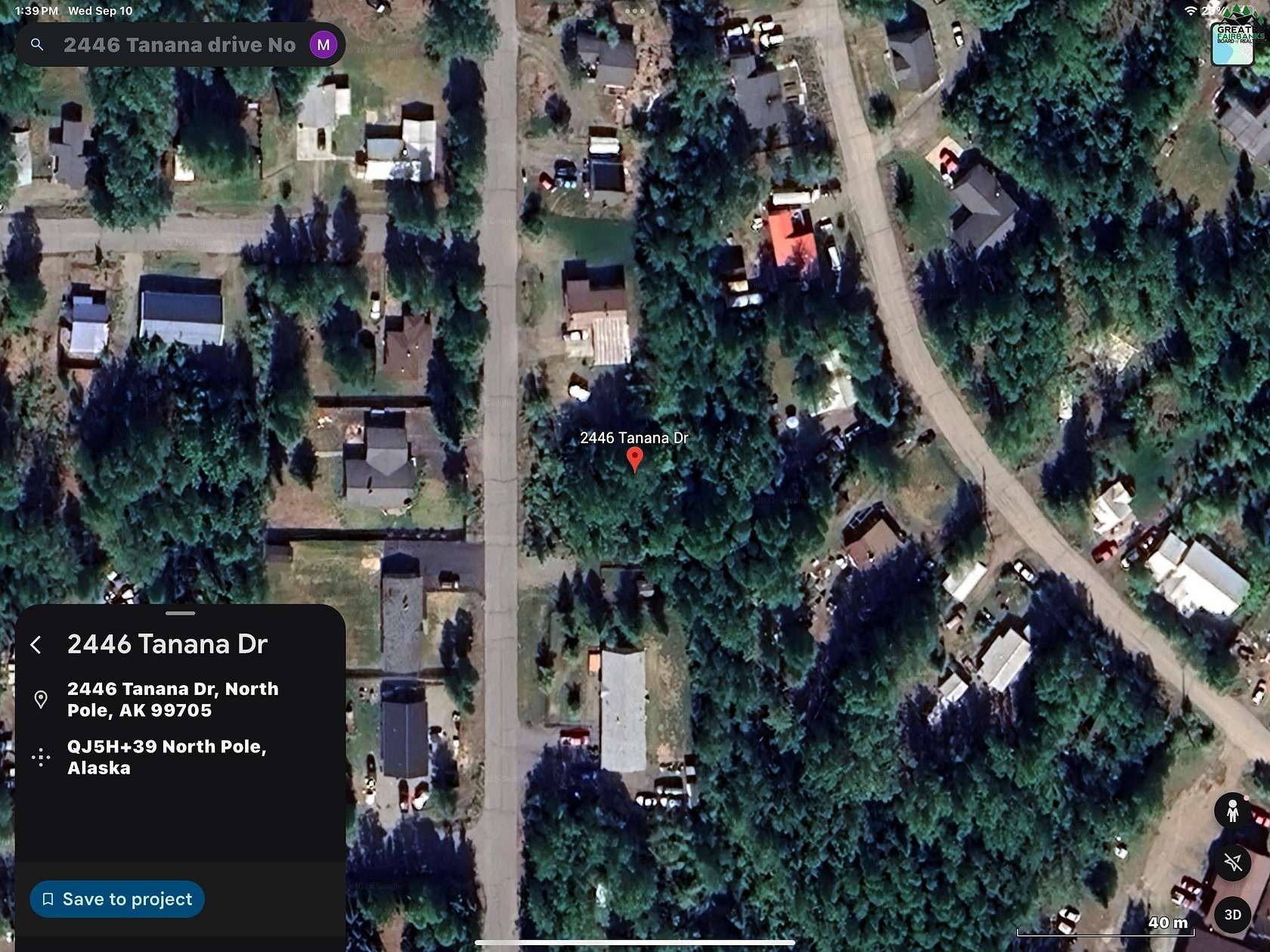 0.3 Acres of Land for Sale in North Pole, Alaska