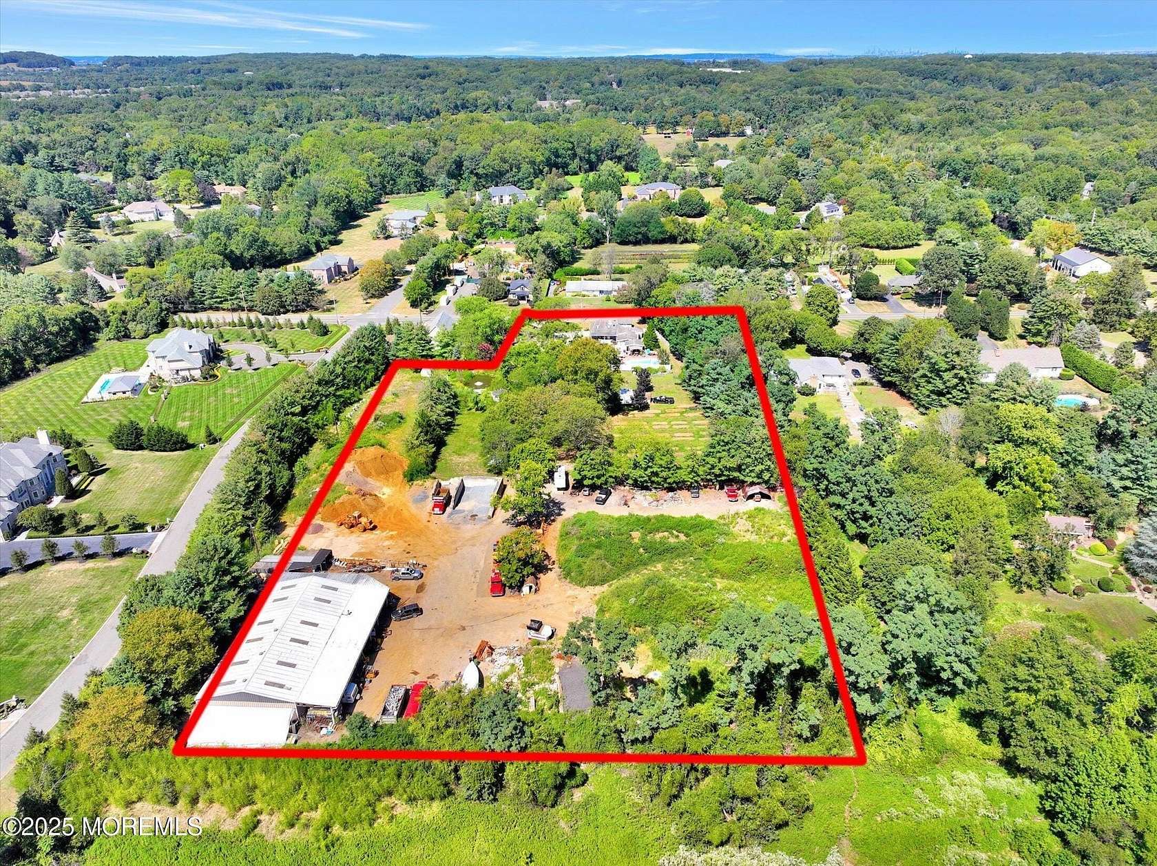 6.2 Acres of Improved Residential Land for Sale in Holmdel, New Jersey
