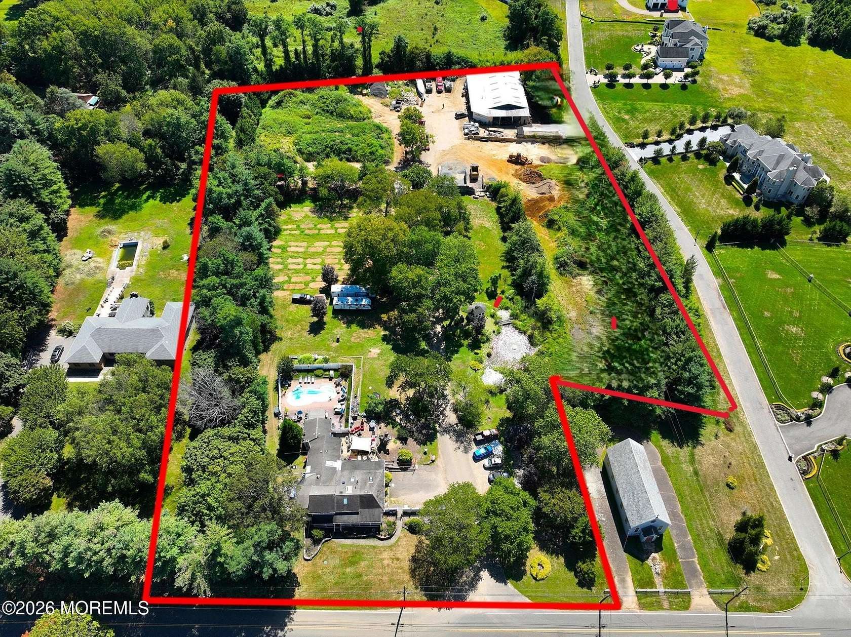 6.2 Acres of Improved Residential Land for Sale in Holmdel, New Jersey