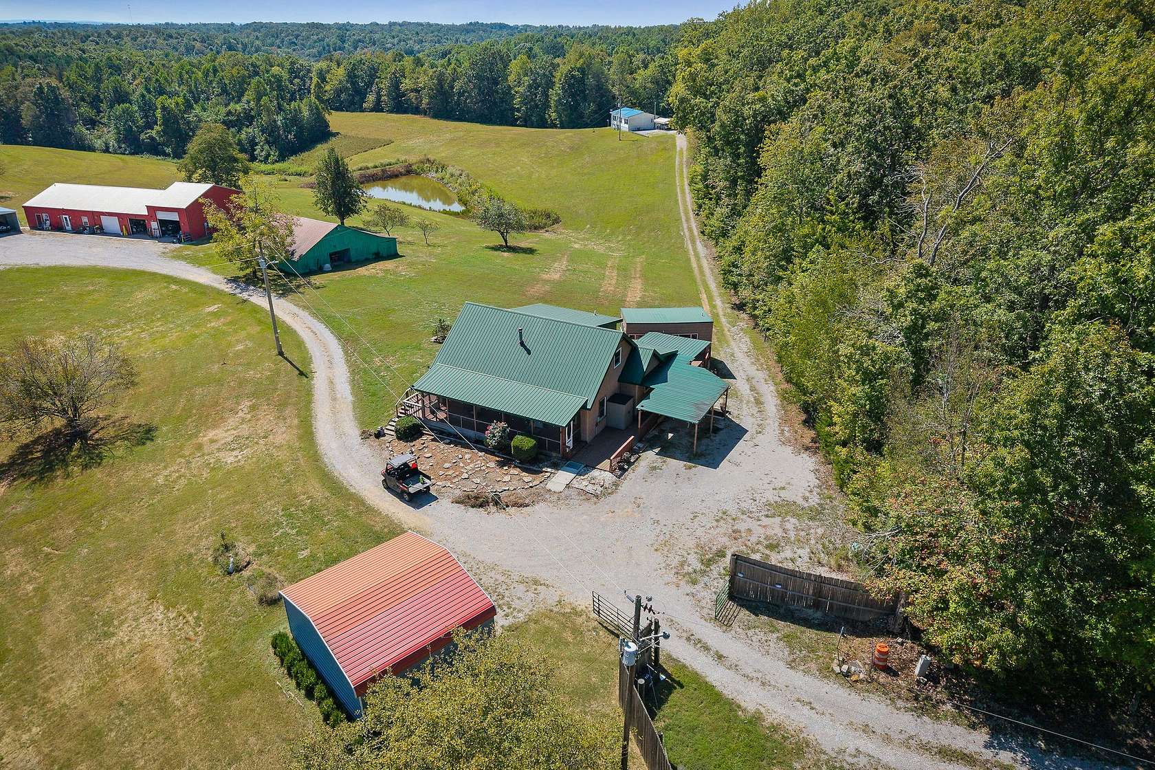 91.2 Acres of Recreational Land with Home for Sale in Sparta, Tennessee