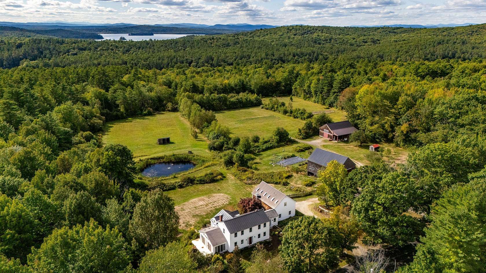 32 Acres of Agricultural Land with Home for Sale in Winthrop, Maine